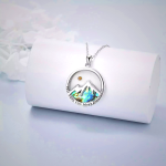 Classic Style Mustard Seed Faith Can Move Mountains Pendant Necklace