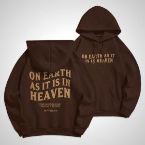 Christian Art Workshop On Earth As It Is In Heaven Hoodie