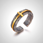 Classic Style Rustic Elegance Blessed Cross Ring