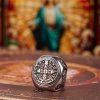 Classic Style St. Benedict Cross Divine Faith Ring