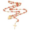 Red Silicone Rosary Beads