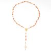 Red Silicone Rosary Beads