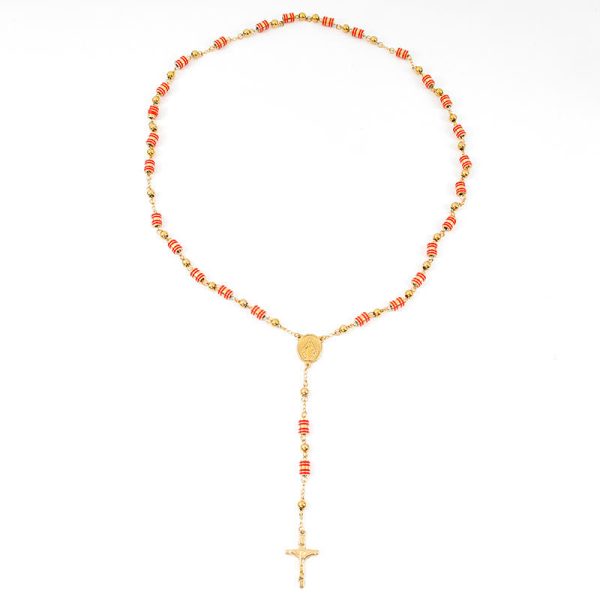 Red Silicone Rosary Beads