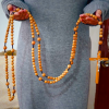 12mm Olive Wood Beads Fifteen Decade Praying Rosary of the Blessed