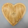 Christianartworkshop Heartfelt Devotion Wooden Prayer Bowl - A Sacred Space for Your Prayers