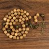 10mm Agarwood & Metal Cloud Bead Handmade Rosary - A Sacred Blend of Tradition and Faith