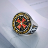 Knights Templar Inspired - Symbol of Faith Cross Ring（Silver&Golden）