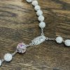 Christianartworkshop Our Lady of Guadalupe & Crucifix of 10mm Round White Rhinestone Alloy Chain Rosary