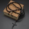 Olive Wood Beads Crucifix Prayer Rosary