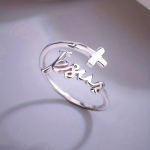 Jesus & Cross Ring: A Simple Yet Profound Testament of Faith