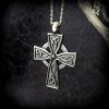 Christianartworkshop Vintage Trinity Sacred Celtic Cross Necklace: A Divine Symbol of Faith and Heritage