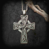 Vintage Trinity Celtic Cross Necklace - Divine Faith & Heritage Jewelry