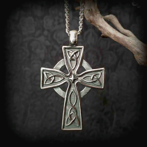 Vintage Trinity Celtic Cross Necklace - Divine Faith & Heritage Jewelry