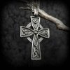 Christianartworkshop Vintage Trinity Sacred Celtic Cross Necklace: A Divine Symbol of Faith and Heritage