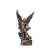 Christianartworkshop Antique Bronze Archangel Michael Statue Ornament