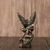 Christianartworkshop Antique Bronze Archangel Michael Statue Ornament