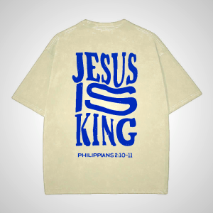 Jesus Is King Graphic T-Shirt - Christian Artworkshop