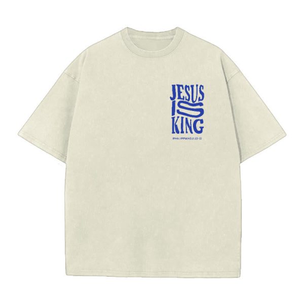 Christianartworkshop Jesus Is King Graphic T-Shirt