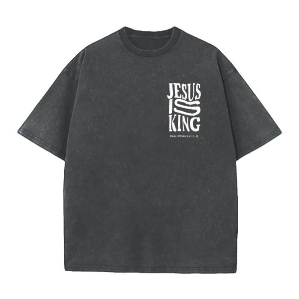 Christianartworkshop Jesus Is King Graphic T-Shirt
