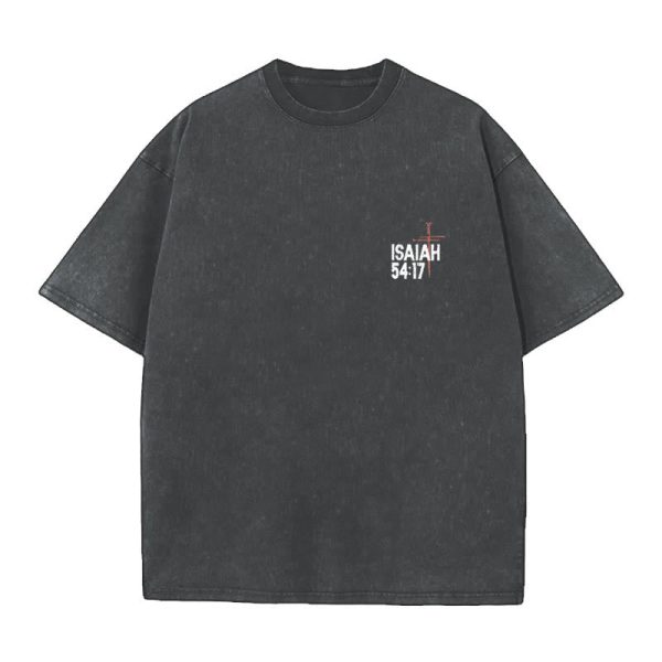 Christianartworkshop No Weapon Formed Against Me T-Shirt