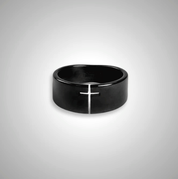 Eternal Faith Open-Work Cross Ring—A Symbol of Divine Connection