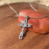 Christianartworkshop AMAZING GRACE Cross Necklace: A Testament of Divine Love