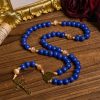 Christianartworkshop Handmade Blue Wooden Rosary: Ocean of Faith Simplicity and Sacredness 10mm Beads