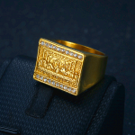 2 Colors Vintage&Classic The Last Supper Ring: A Symbol of Devotion and Heritage