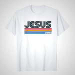 Christian Artworkshop Retro Jesus King T-Shirt - Unisex