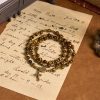 PRAYERFUL FAITH: Handmade Tiger's Eye Stone Elastic Rosary Bracelet