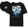 Christianartworkshop God With Us Cotton T-Shirt