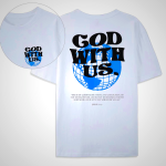 God With Us Christian T-Shirt | Divine Heart Art