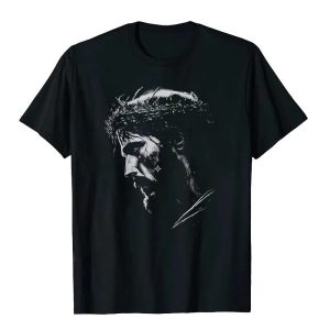 Christianartworkshop Jesus Crown of Thorns T-shirt