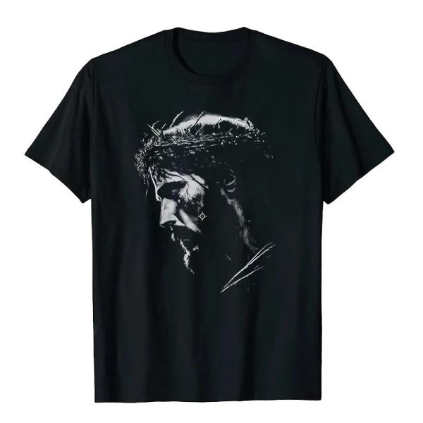 Christianartworkshop Jesus Crown of Thorns T-shirt
