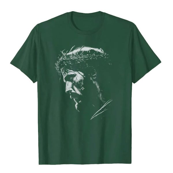 Christianartworkshop Jesus Crown of Thorns T-shirt