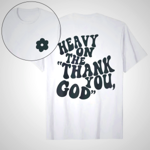 Christian Artworkshop 'Thank You, God' Graphic T-Shirt