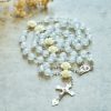 Luminous Beads with Flower Rose Glow-in-dark Divine Grace Rosary