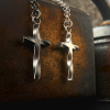 999 Sterling Silver Cross Necklace: A Touch of Elegant Edge