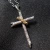 925 Sterling Silver Cross of Thorns Necklace: A Symbol of Faith