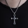 925 Sterling Silver Classic & Vintage Crucifix Necklace: Blending Historical Aesthetics with Modern Craftsmanship
