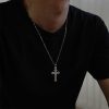 925 Sterling Silver Vintage & Classic Crucifix Life's Victory Necklace: Emblem of Divine Triumph