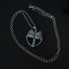 925 Sterling Silver Angel Wings Cross Necklace: Embodying Faith and Celestial Grace