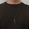 999 Sterling Silver Cross Necklace: A Touch of Elegant Edge