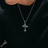 925 Sterling Silver Modern & Minimalist Crucifix Necklace: A Symbol of Holy and Pure