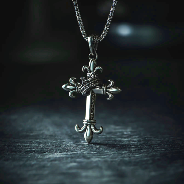 925 Sterling Silver Modern & Minimalist Crucifix Necklace: A Symbol of Holy and Pure