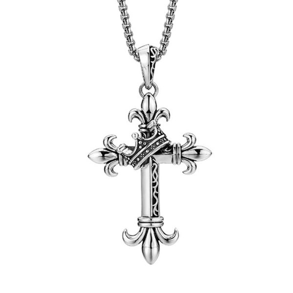 925 Sterling Silver Modern & Minimalist Crucifix Necklace: A Symbol of Holy and Pure