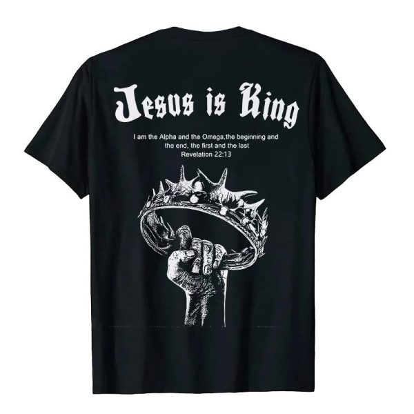 Christianartworkshop Jesus is King T-shirt