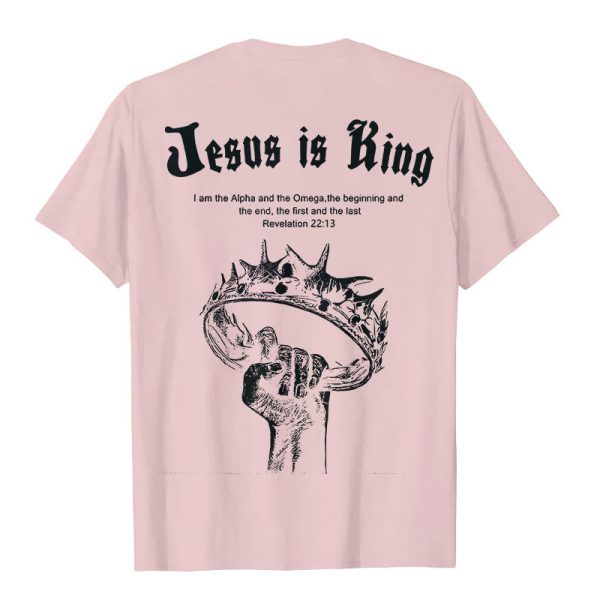Christianartworkshop Jesus is King T-shirt