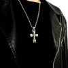 925 Sterling Silver Modern & Minimalist Crucifix Necklace: Simple Design for the Devout