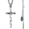 925 Sterling Silver Modern & Minimalist Cross Necklace: Elegant Blend of Faith and Fashion